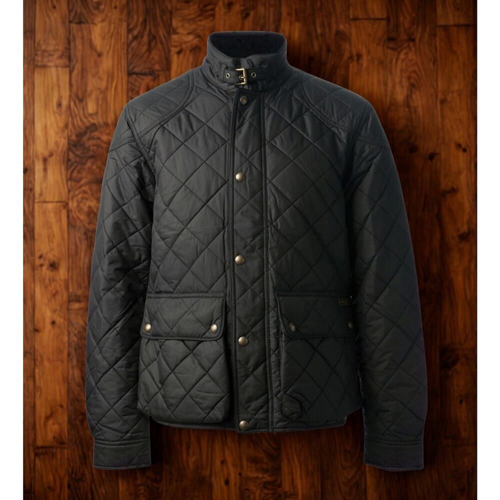 Polo Ralph Lauren Beaton Quilted Field Jacket Black 2XB Big & Tall NWOT